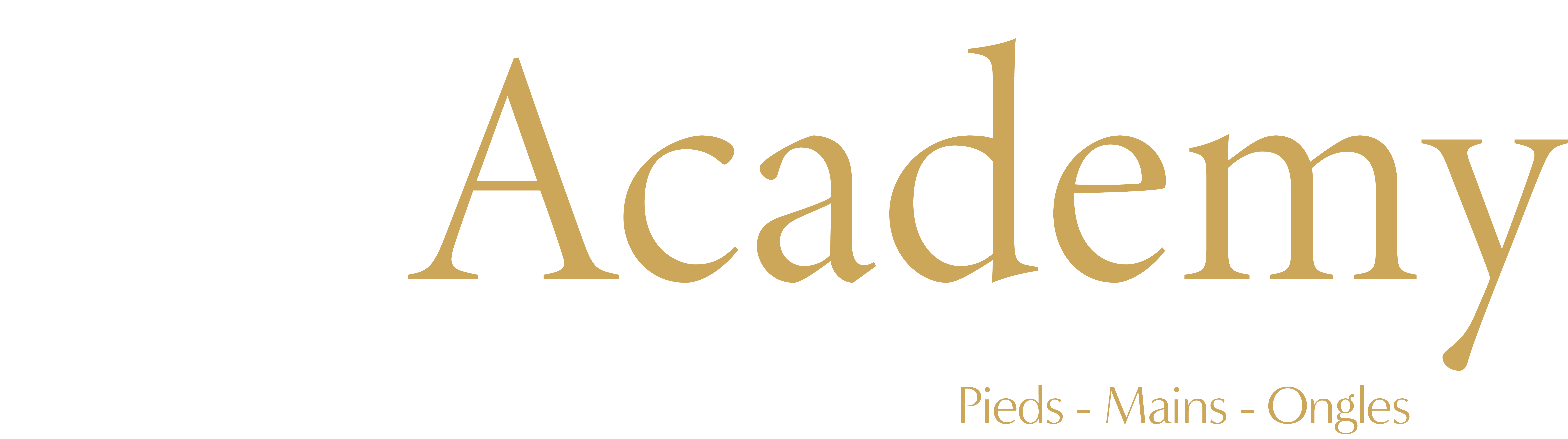 Logo BGAcademy blanc et doré